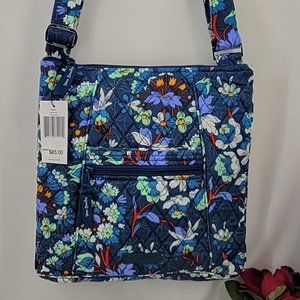 Vera Bradley Hipster Crossbody Bag in "Floral Bursts" print NWT